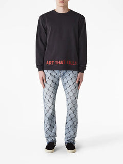 Cage slim-leg jeans