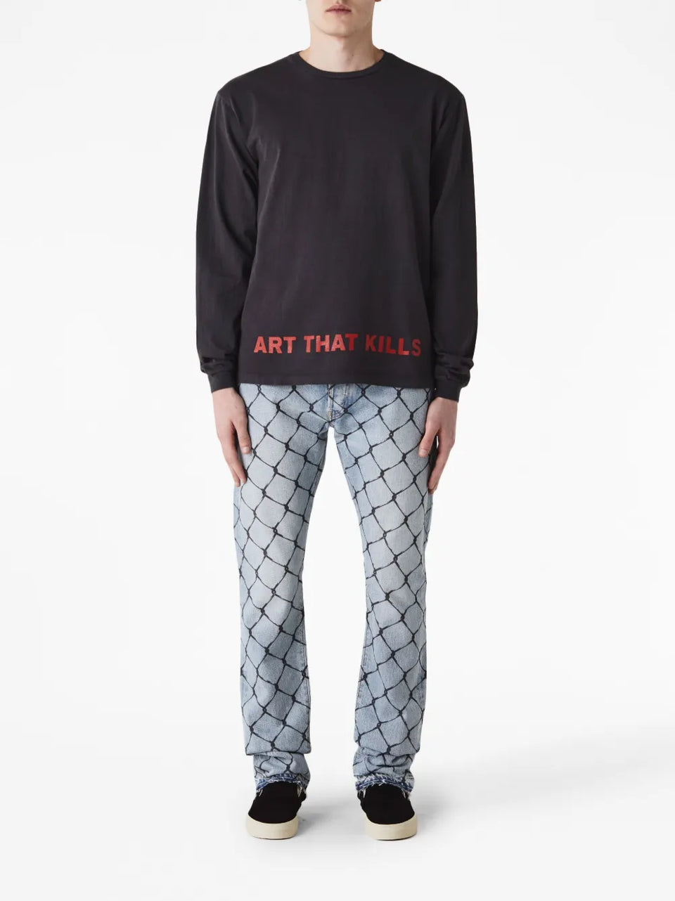 Cage slim-leg jeans