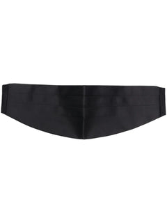 pleated silk cummerbund belt