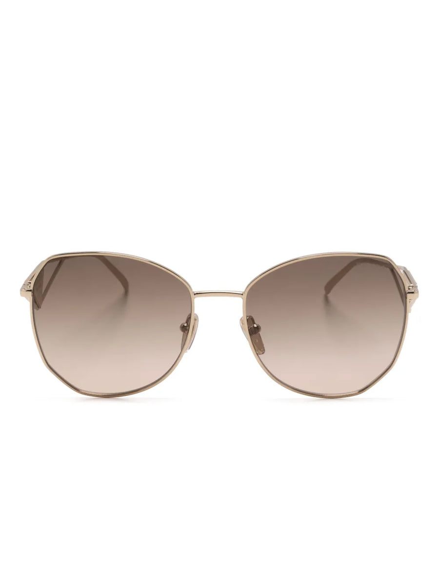 gradient oversized-frame sunglasses
