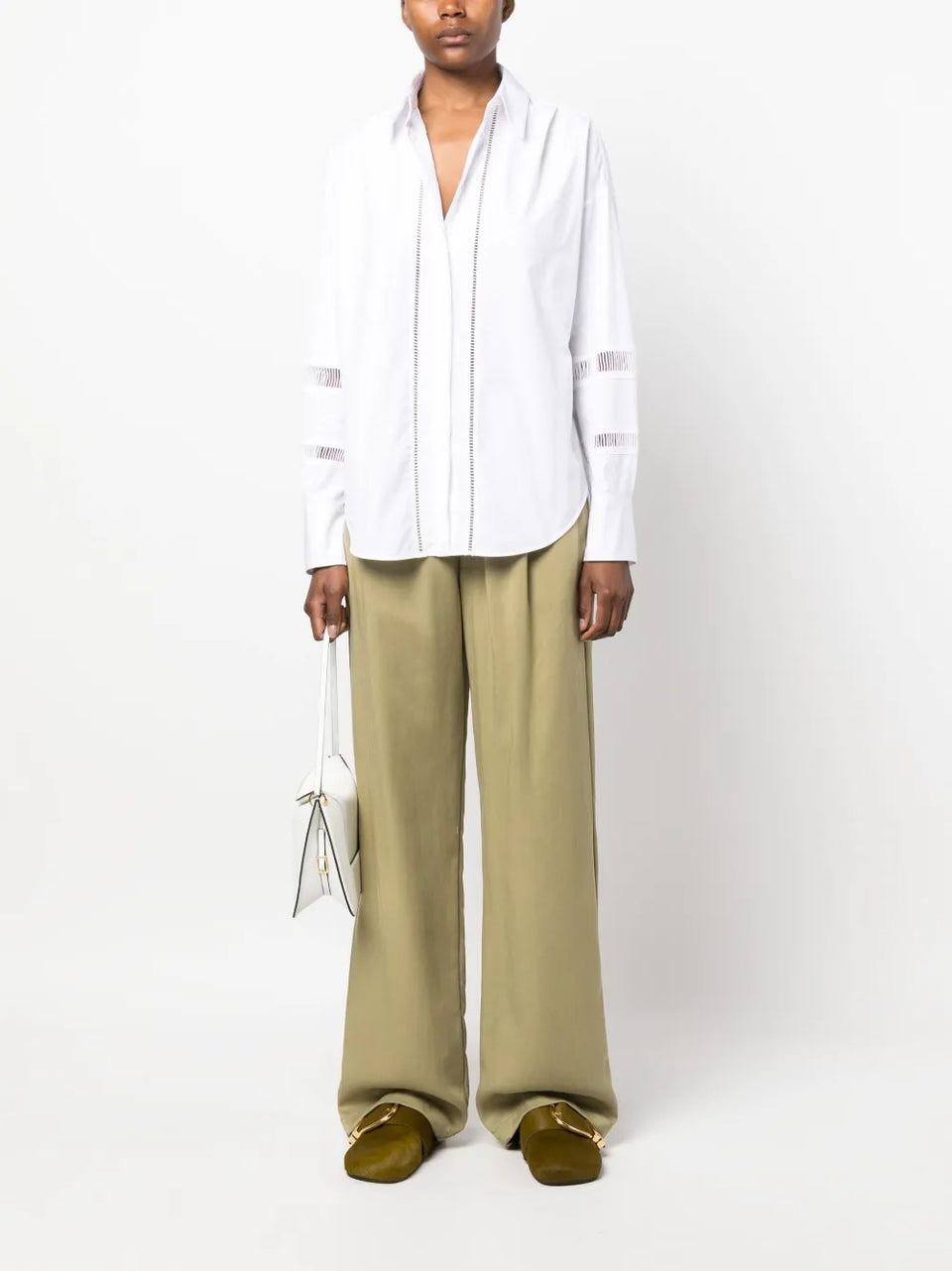 long-sleeved cotton shirt