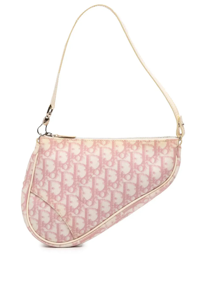 2003 Mini Diorissimo Coated Canvas Saddle Pochette shoulder bag