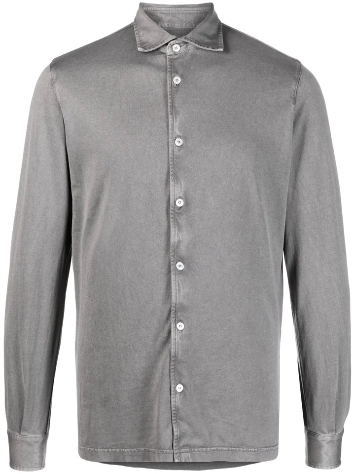 long-sleeved cotton shirt