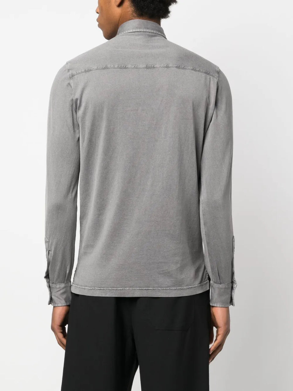long-sleeved cotton shirt