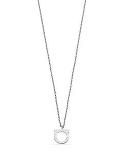 Gancini cable-link necklace