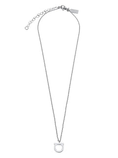 Gancini cable-link necklace