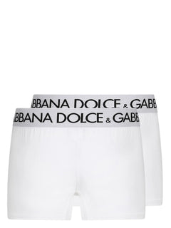 logo-print cotton boxers (set of two)