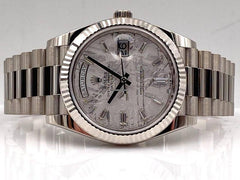 Rolex | Day-Date | 228239-0055 | White gold | 40 mm | White gold | Grey | Automatic