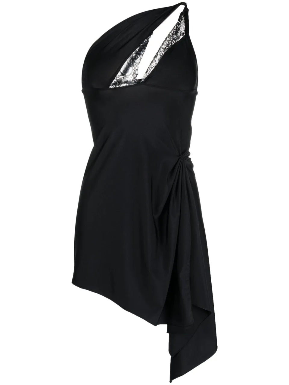 asymmetric mini dress