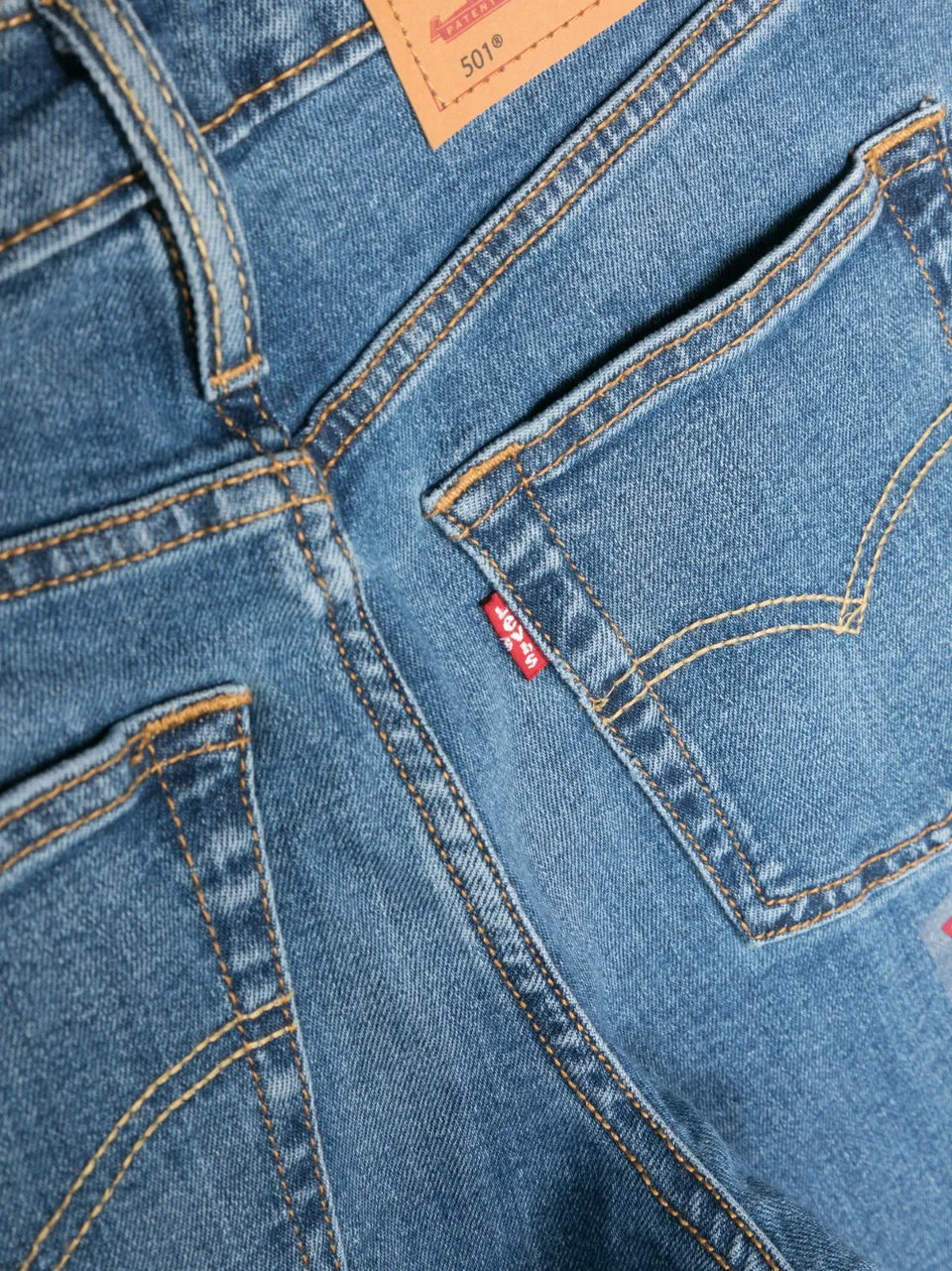 ripped-detail jeans