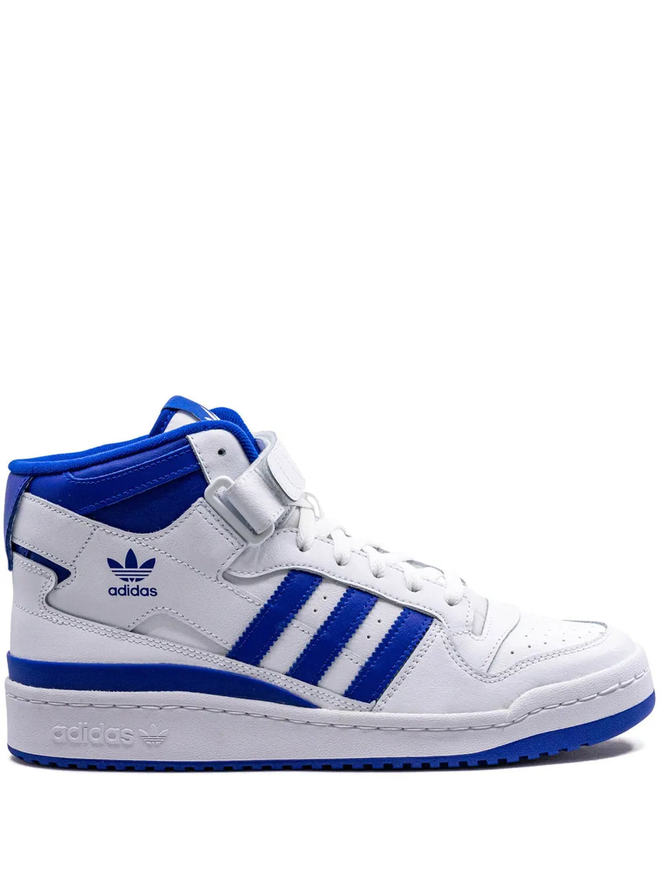 Forum Mid "White/Royal" sneakers