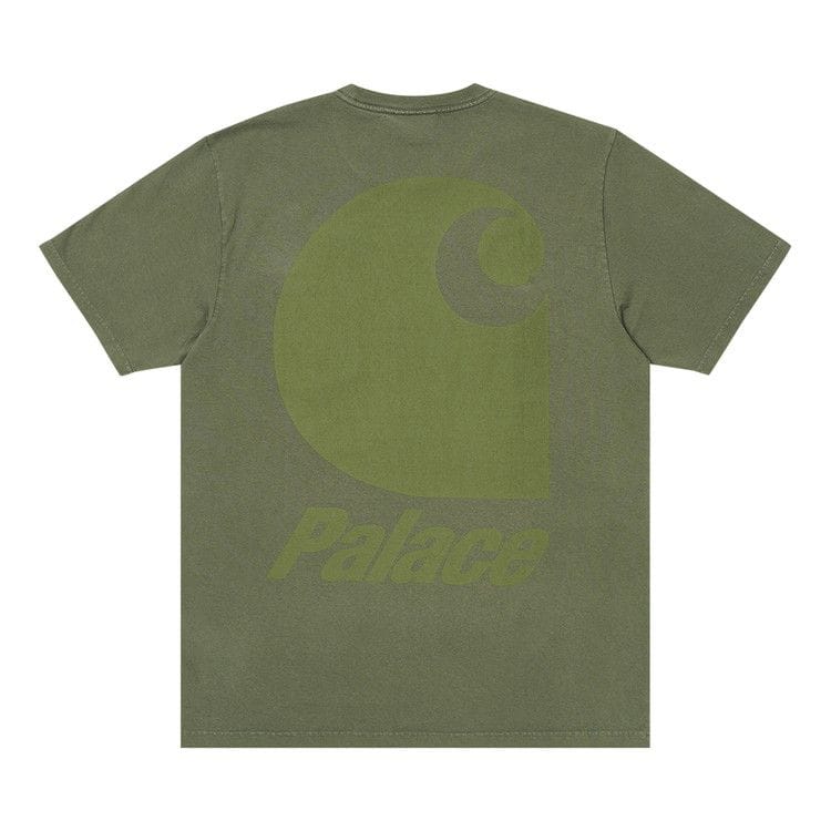 Carhartt WIP x Palace Shorts-Sleeve Pocket T-Shirt Dollar Green