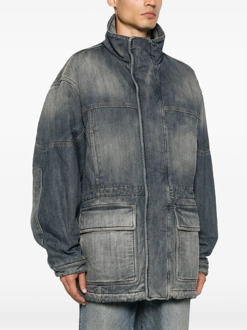 distressed jacket