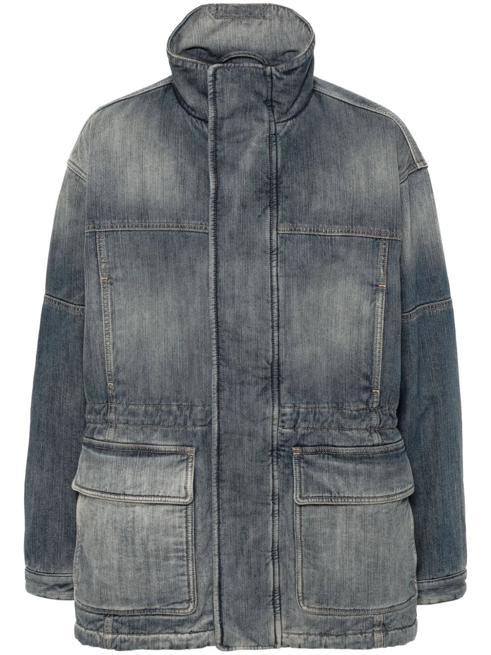 distressed jacket