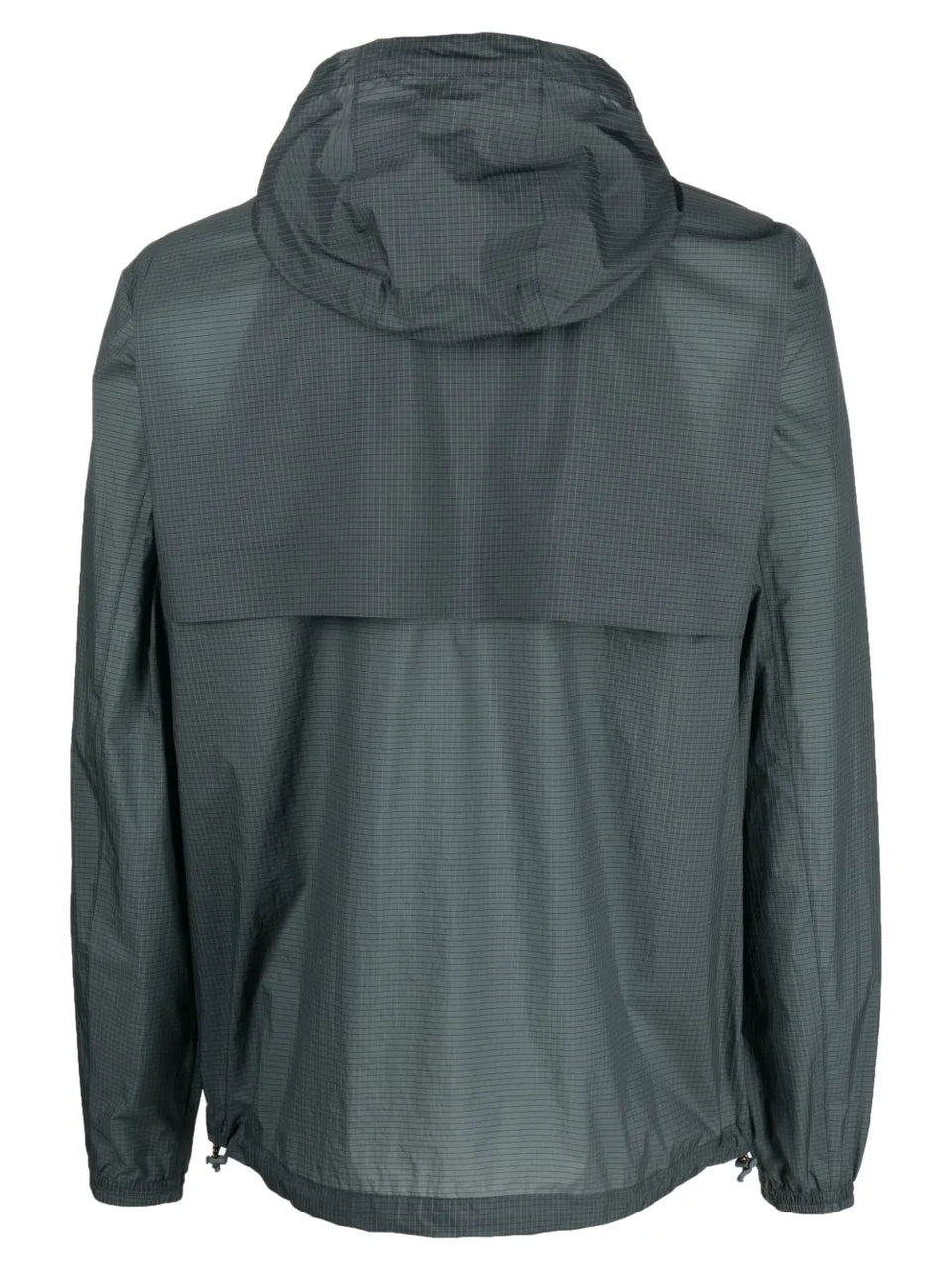 logo-patch hooded jacket