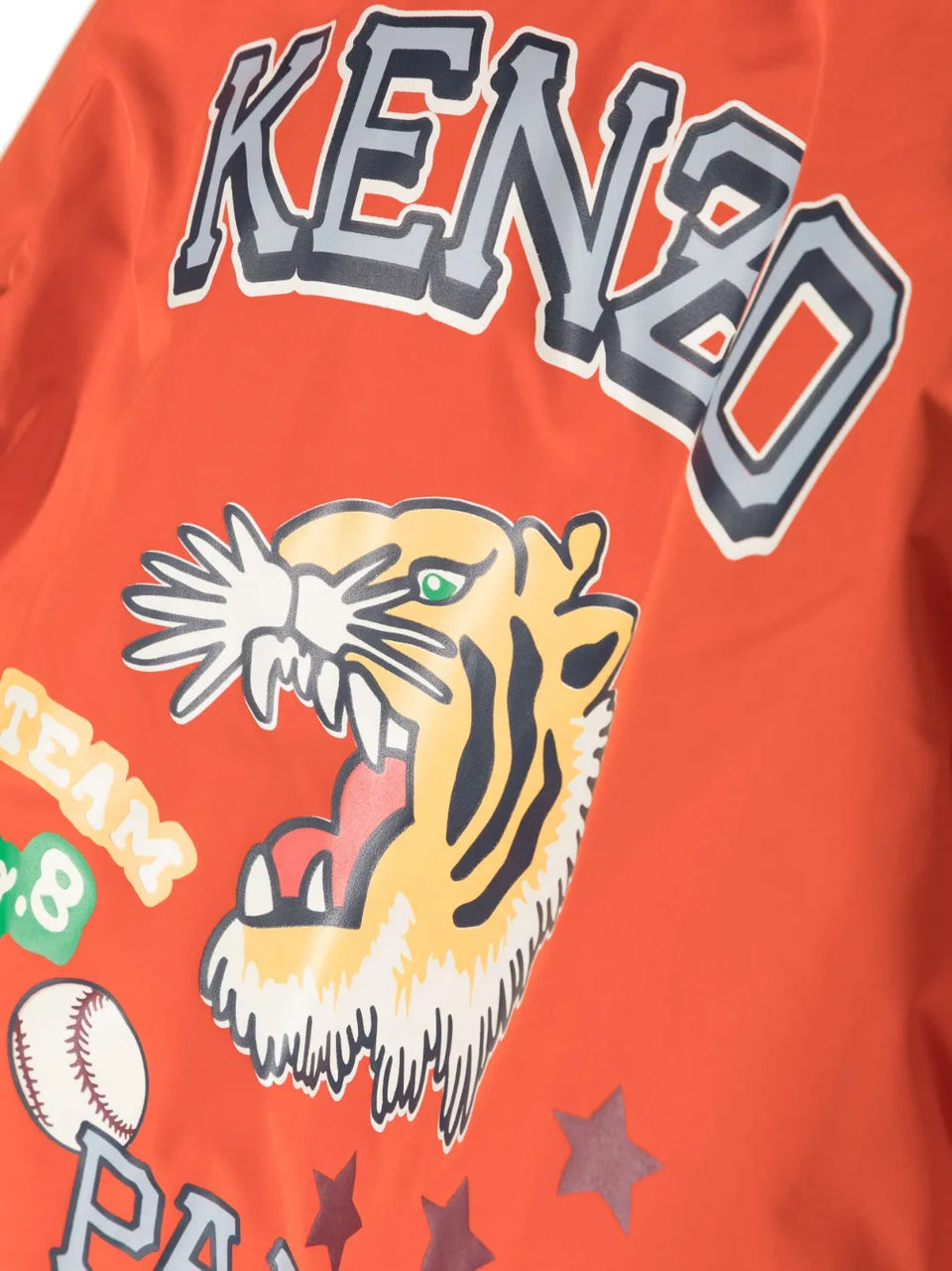 logo print hooded jacket