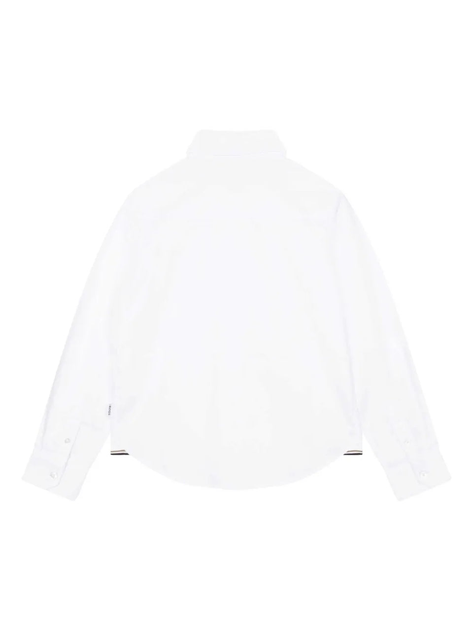 logo-embroidered long-sleeve shirt