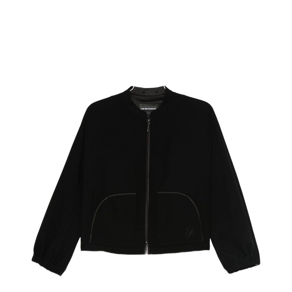Technical Cady Blouson with Logo Embroidery