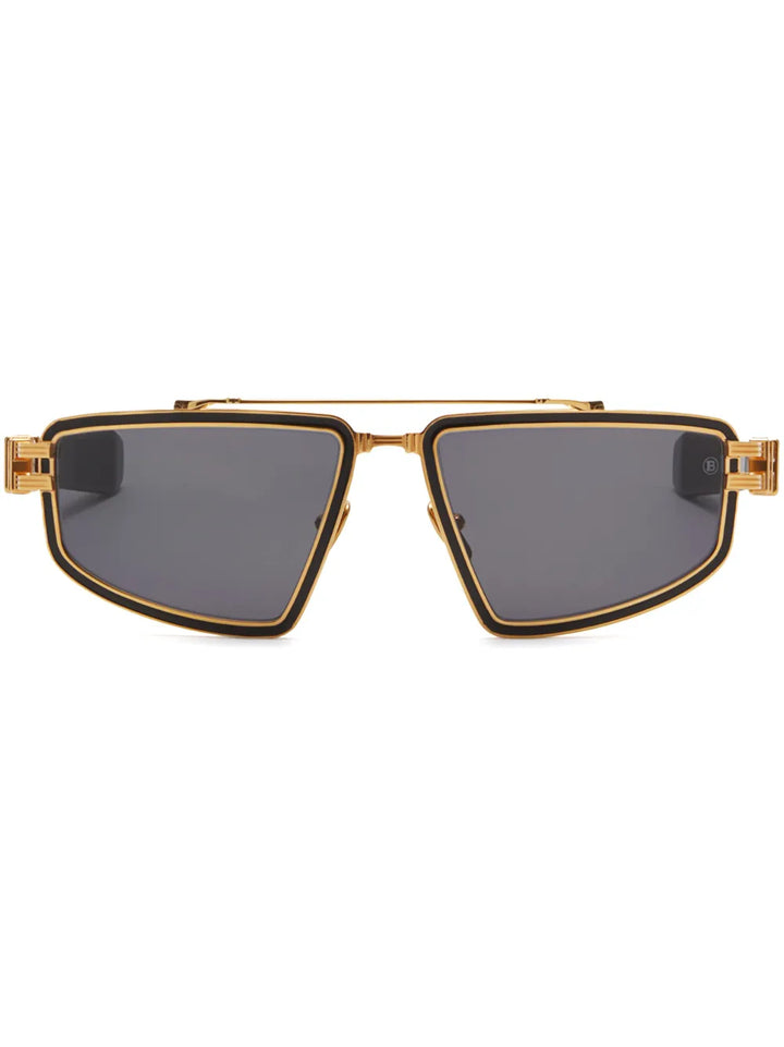Titan tinted pilot-frame sunglasses
