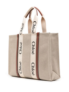 large Woody cotton tote bag