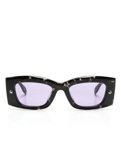 Spike Studs rectangular-frame sunglasses