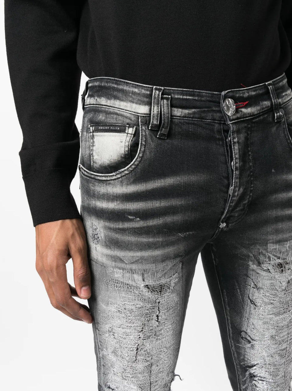 mid-rise skinny jeans