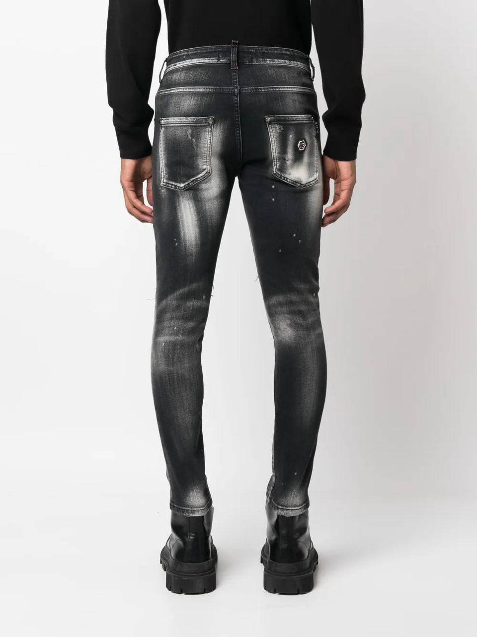mid-rise skinny jeans