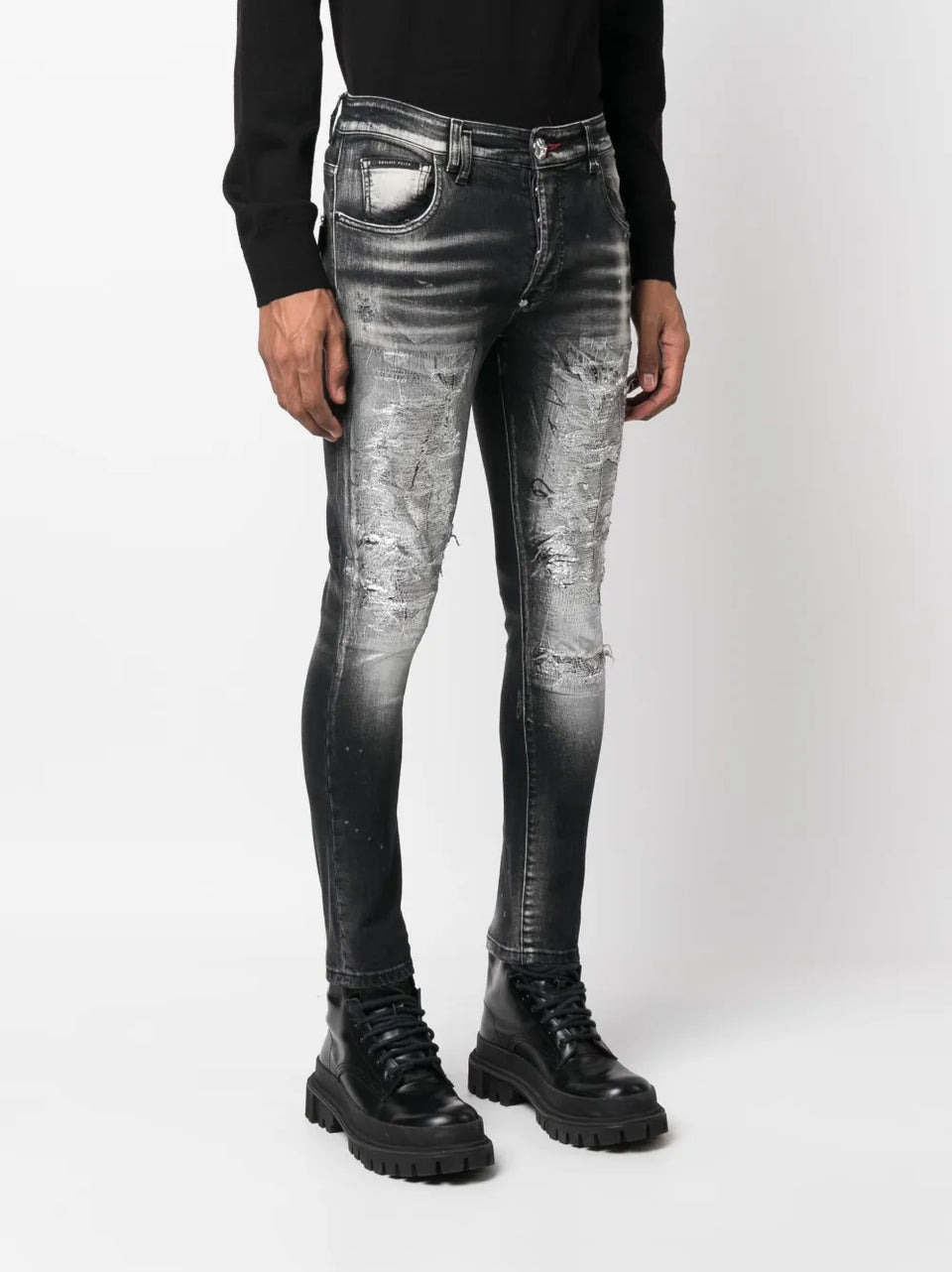 mid-rise skinny jeans