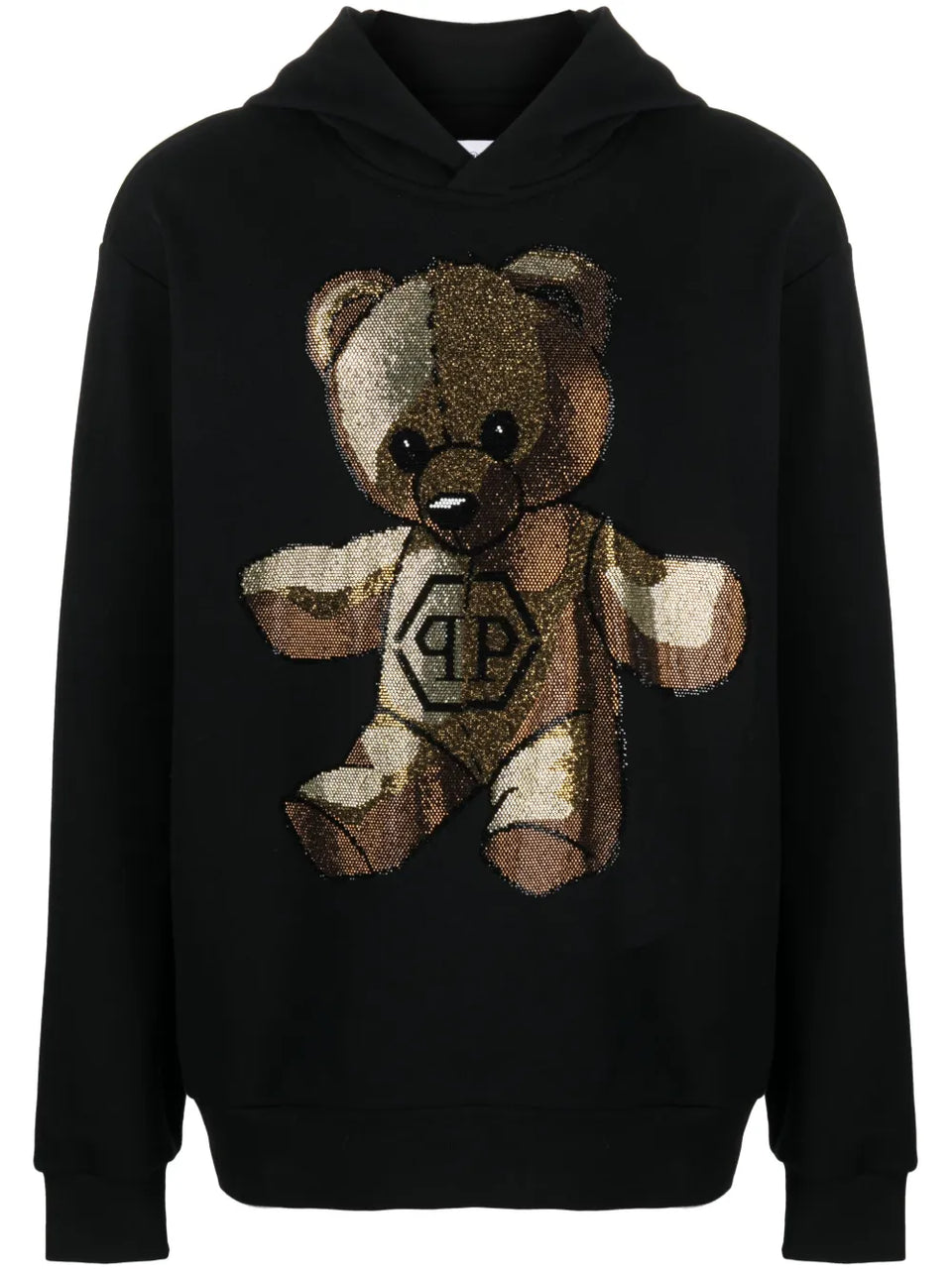 Teddy Bear rhinestone-embellished Hoodie