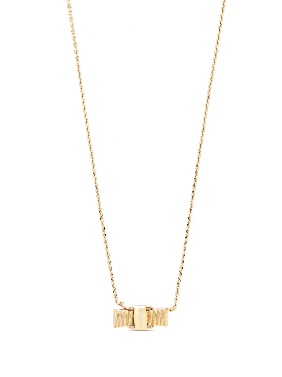 Vera bow-pendant necklace