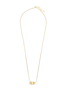 Vera bow-pendant necklace