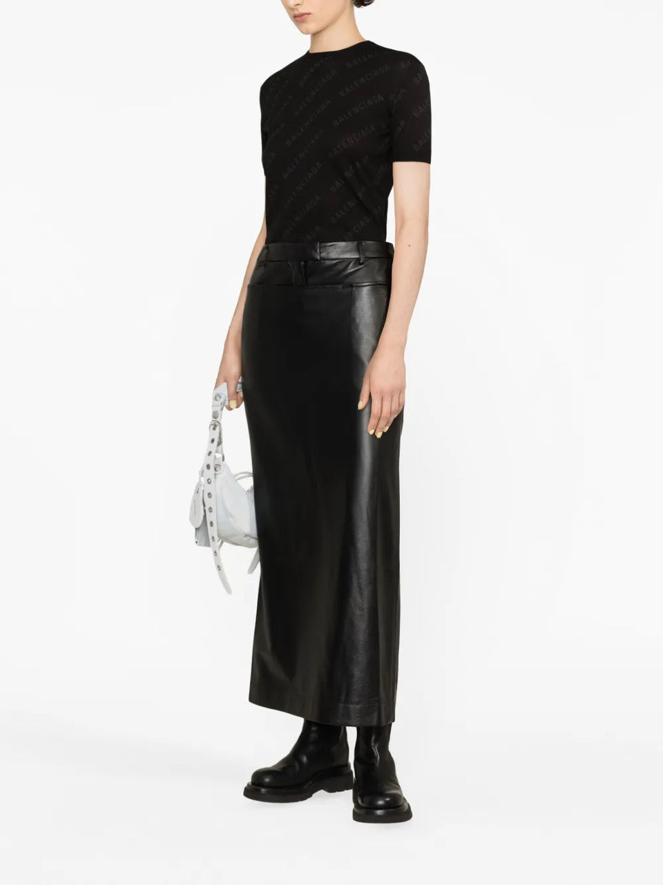 Mini Allover Logo knitted top