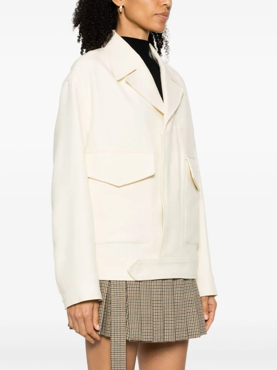 notched-lapel virgin-wool jacket
