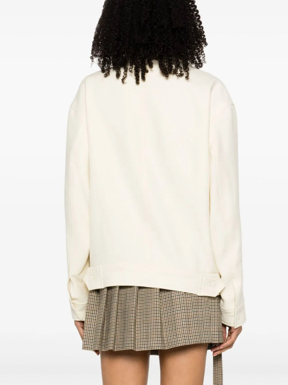 notched-lapel virgin-wool jacket