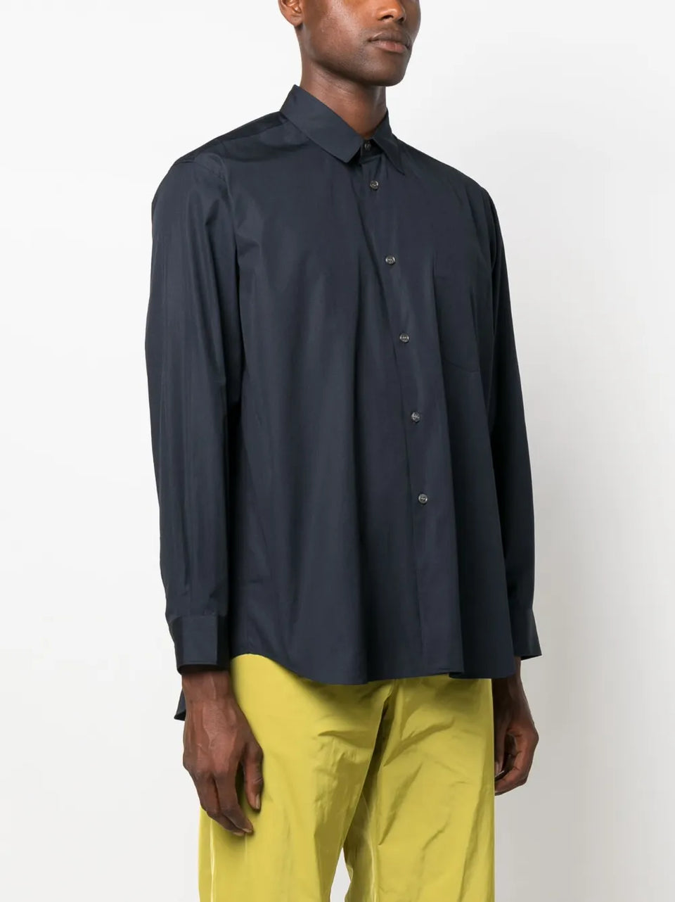 long-sleeved cotton shirt