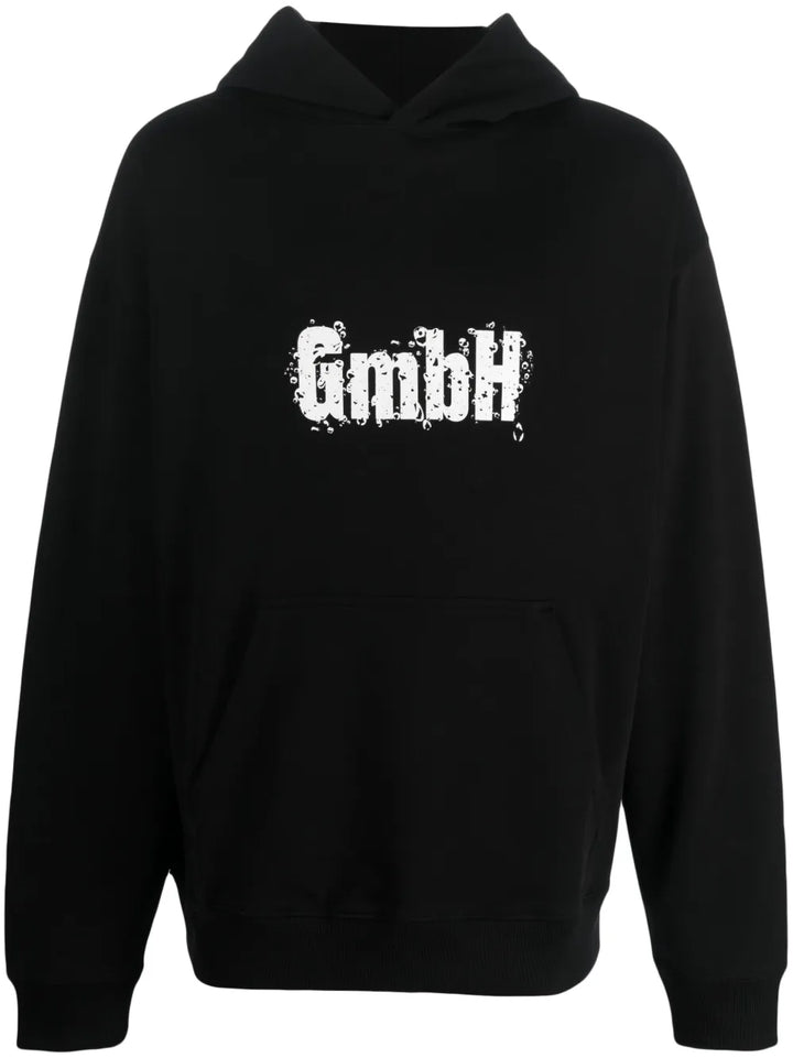 logo-print organic cotton Hoodie