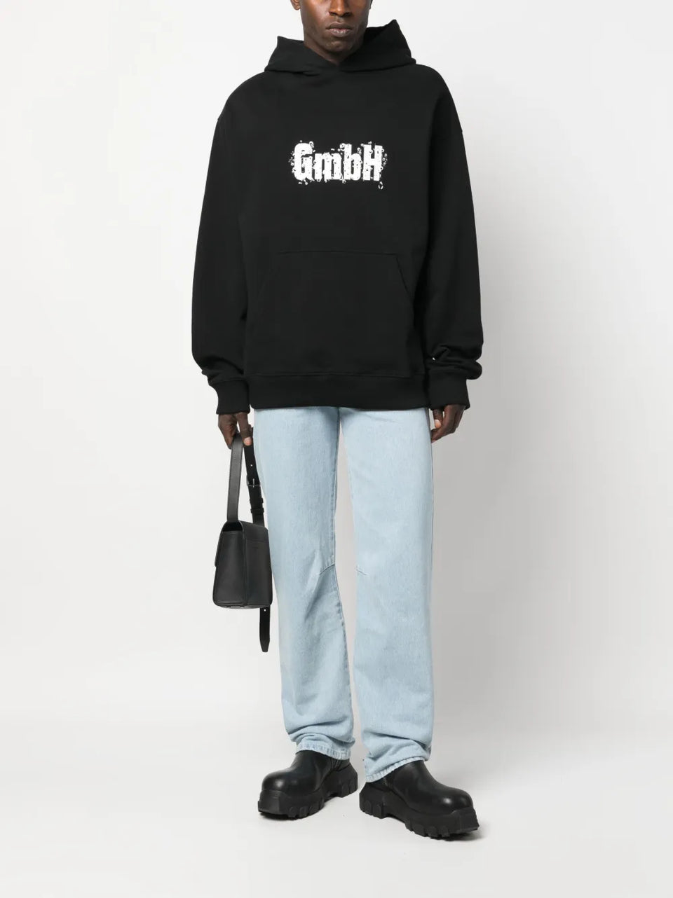 logo-print organic cotton Hoodie