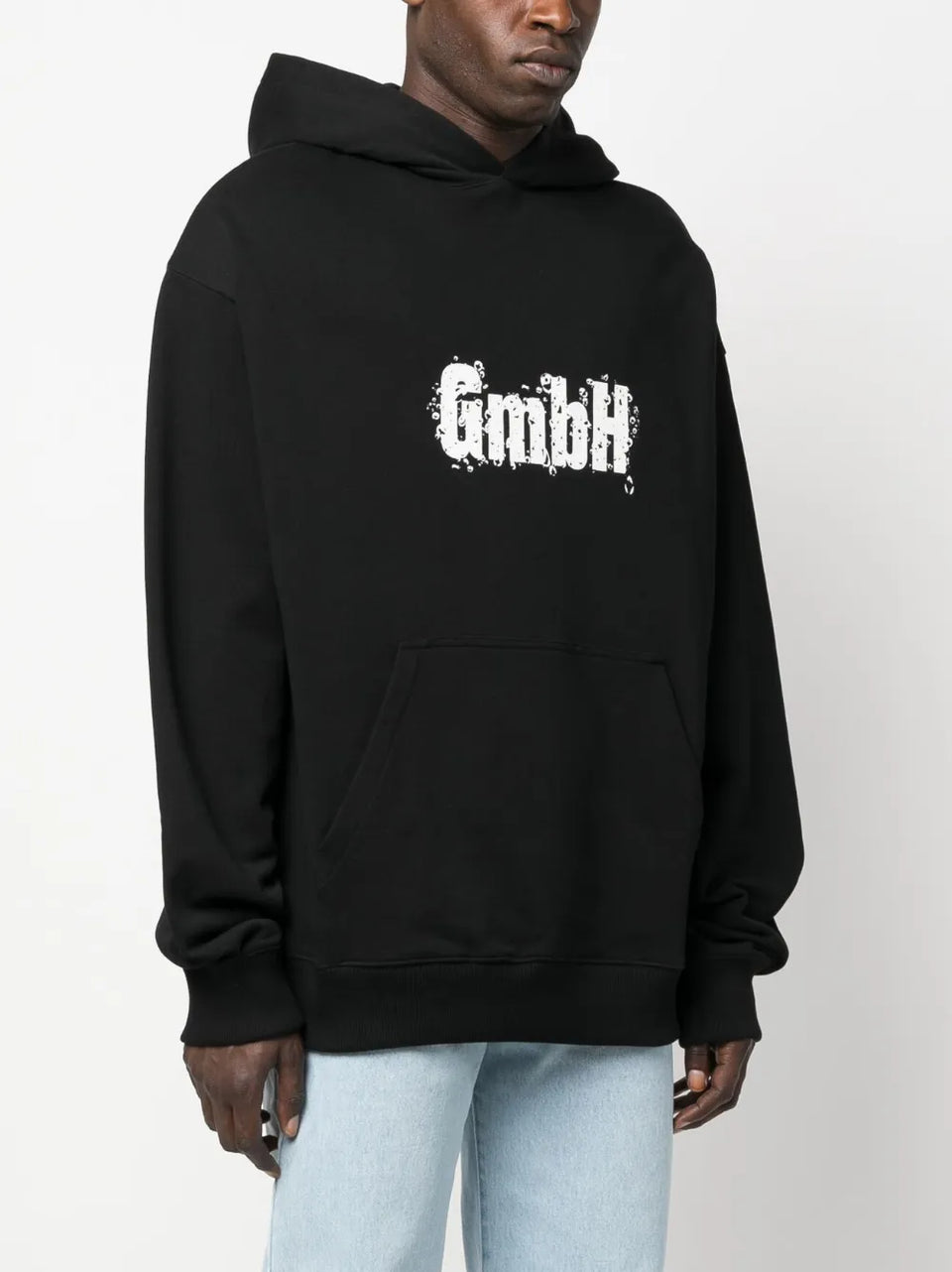 logo-print organic cotton Hoodie