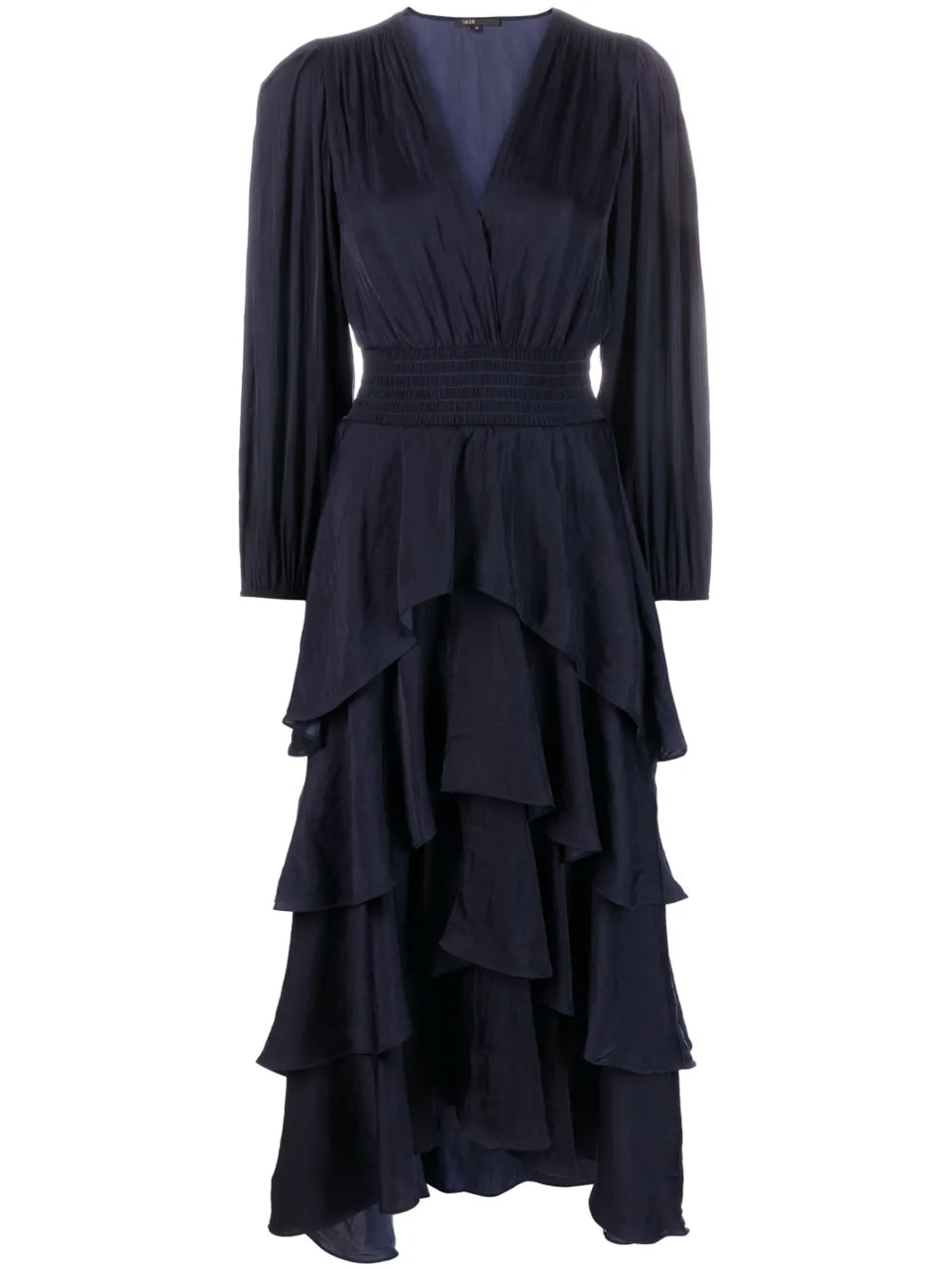 ruffled maxi dress