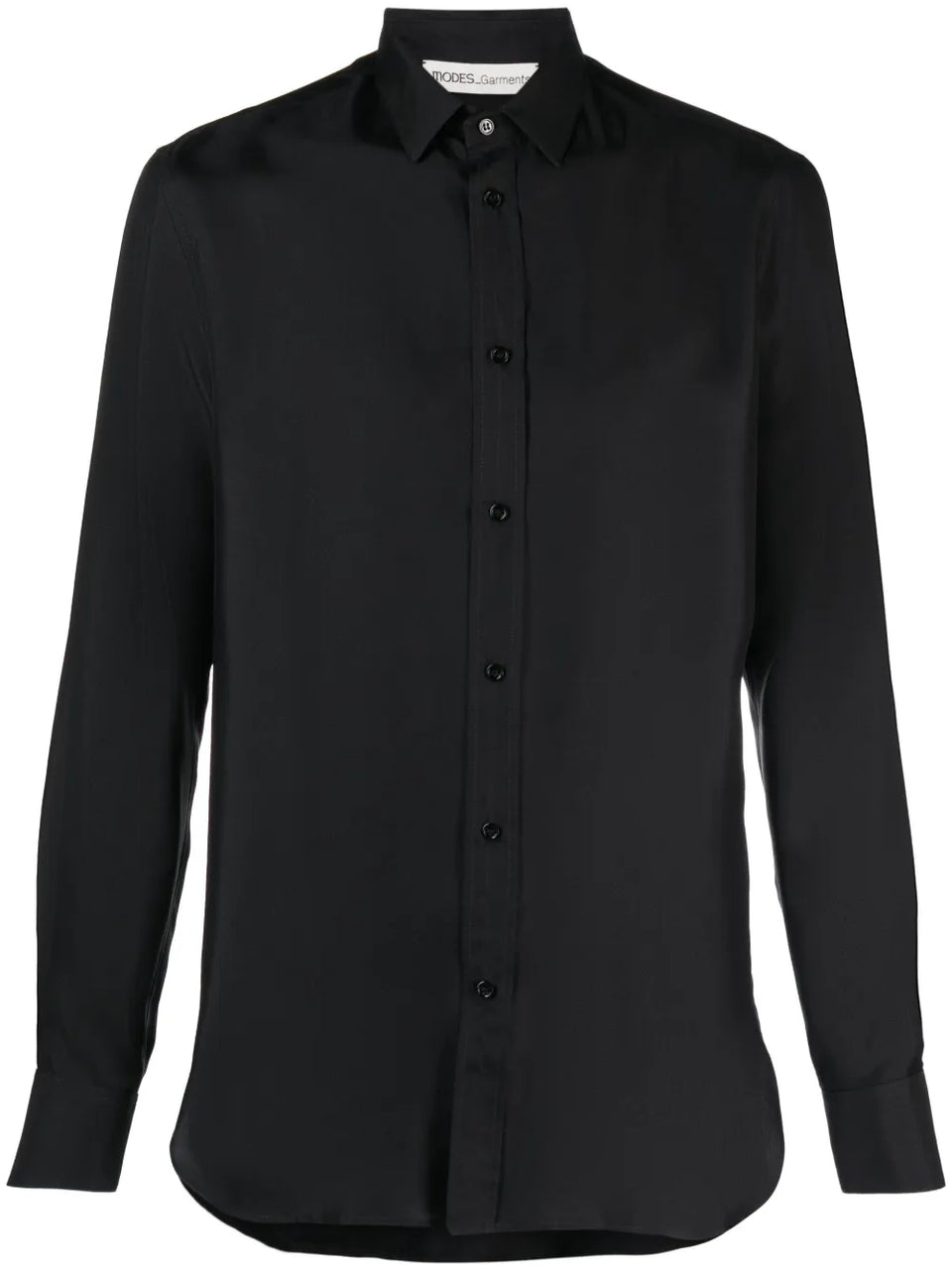 buttoned silk shirt