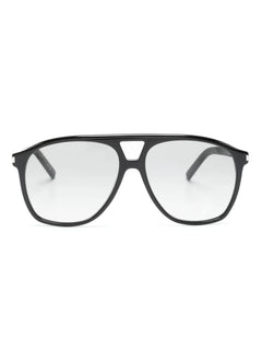 oversized pilot-frame sunglasses