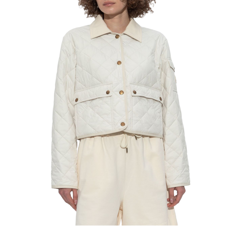 Chitre Diamond-Quilted Padded Shirt Jacket