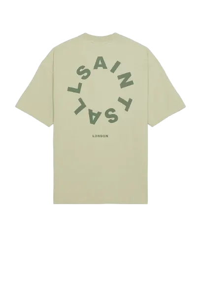 ALL SAINTS TIERRA SS CREW HERB GREEN