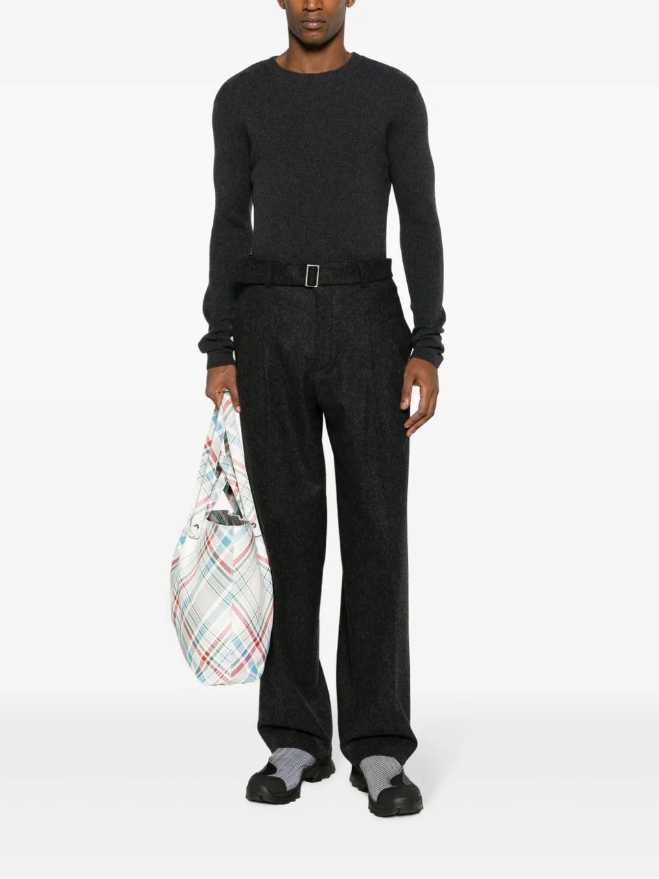Cooper flannel track pants
