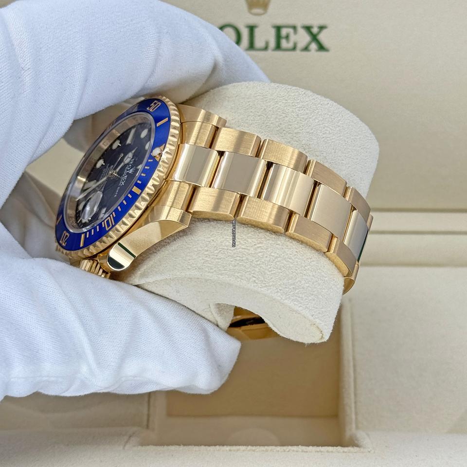Rolex | Submariner | 126618LB | Yellow gold | 41 x 40 mm | Yellow gold | Blue | Automatic