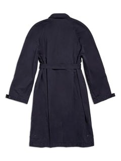 Deconstructed cotton long coat