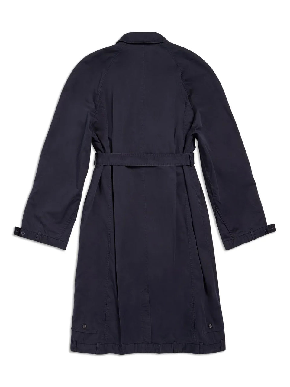 Deconstructed cotton long coat