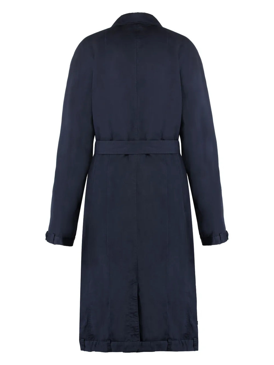 Deconstructed cotton long coat