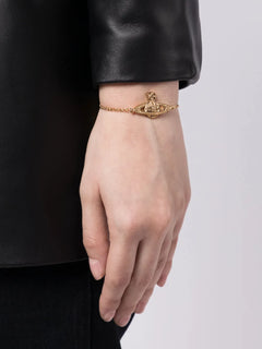 Bas Relief Orb-plaque bracelet