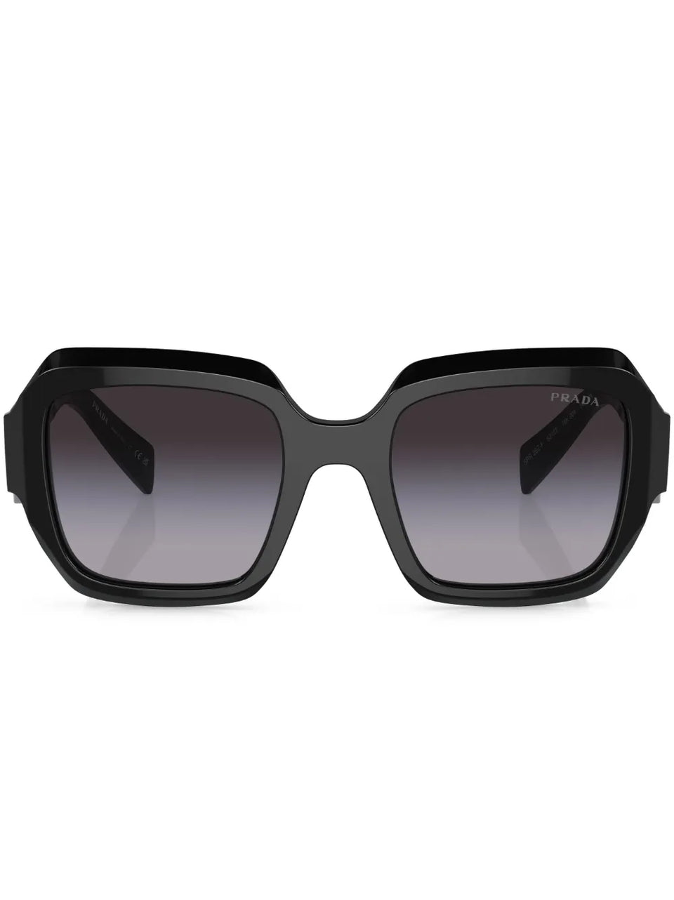 logo-print oversize-frame sunglasses